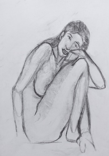 Nude art female - female, life