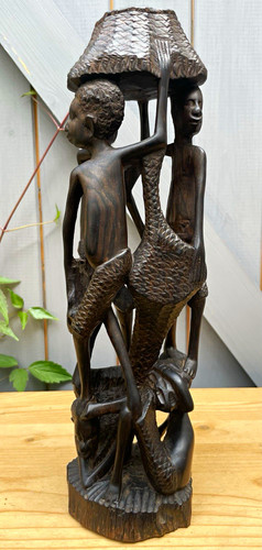 Hand carved multi figural - hand-carved, multi-figural