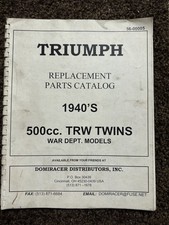 Rare Vintage 1940 Triumph 500