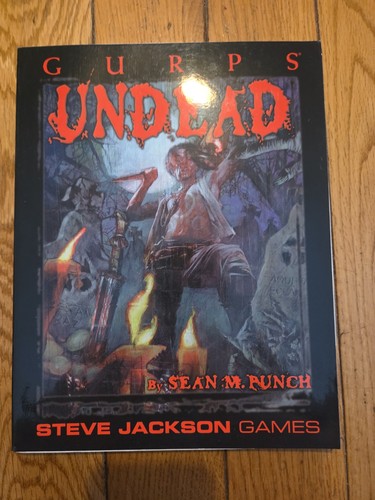 Rpg book gurps undead - rpg,