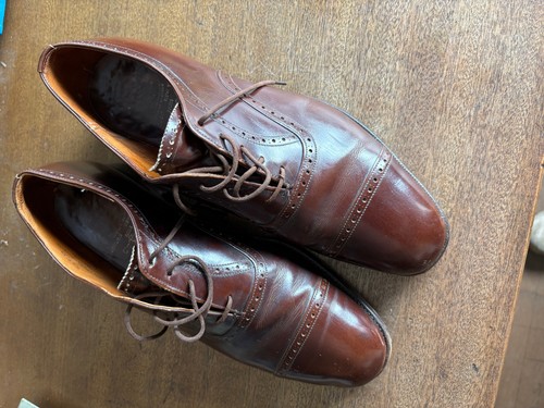 Vintage church brown leather - vintage,
