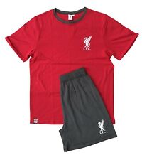 Liverpool FC Shorts Men's Pyjamas Red Football Short Sleeve Nightwear