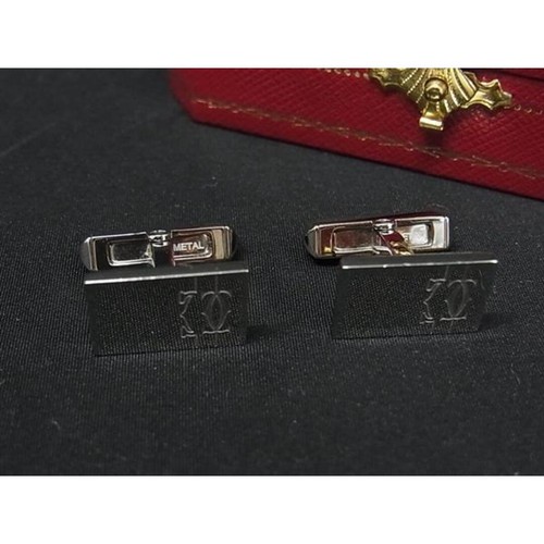 Cartier must line cufflinks - cartier,