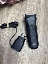 Braun Series 3 300S Mens Electric Shaver Rechargeable Waterproof Razor Jet Black