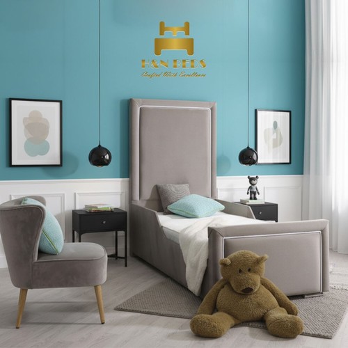 Toddlers kids bed frame plush - kids,