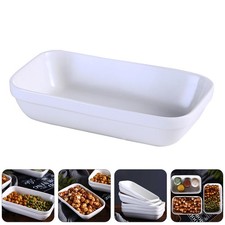 1pc ceramic rectangular plate - 1pc,