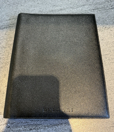 Bvlgari designer black leather - designer,