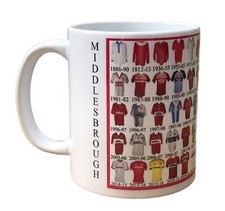 Middlesbrough Mug Football shirt history New Gift 2025-26