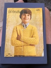 WENDY BOY’S V NECK SWEATER DK KNITTING PATTERN