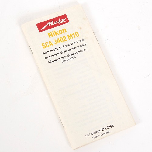 Genuine metz nikon sca - genuine,