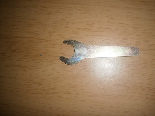 Vintage silver tone spanner - ,