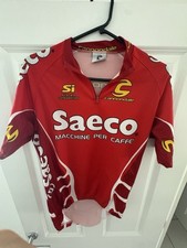 SAECO Cannondale team cycling jersey mens medium