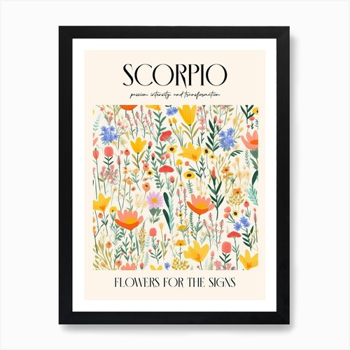 Flowers for the - signs, scorpio