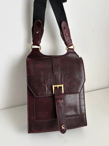 Joules leather satchel