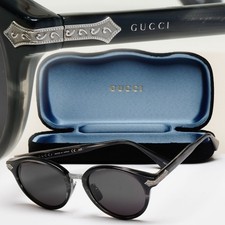 Gucci Sunglasses 2013 Vintage Titanium Japan Black Grey GG0066S 003 50mm 251125