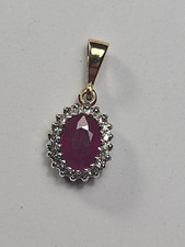 9ct Gold Ruby & Diamond
