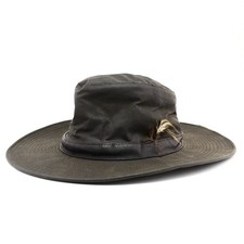 Vintage Barbour Wax Hat Wide