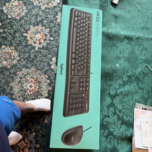 Logitech mk120 usb wired - logitech,