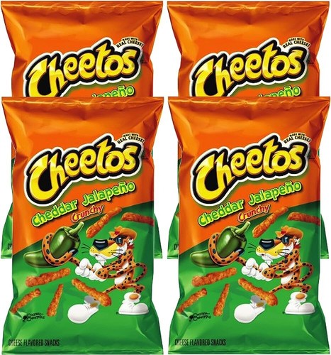 Cheetos crunchy jalapeno - cheetos,
