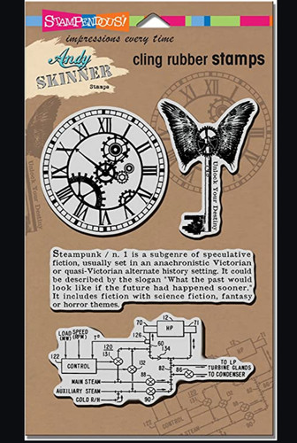 Stampendous steampunk cling - steampunk,