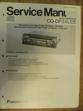 Panasonic  CQ-DP34LEE  Car Radio Cassette  Original Service Manual