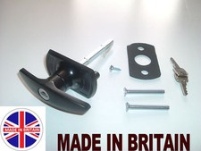 COMPTON WESSEX WICKES APEX T-Handle Garage Door Lock 75mm SQUARE SHAFT