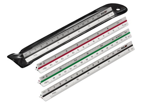 Rulex 150mm 15cm - mini, silver