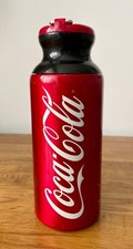 VINTAGE COCA COLA 1917 ALUMINIUM WATER BOTTLE NEW YORK TO PARIS. GOOD CONDITION