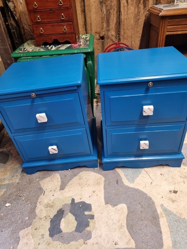 Upcycled bedside cabinets - upcycled,