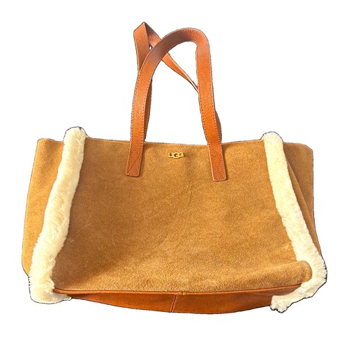Ugg brown suede tote - ugg,