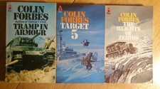 Colin Forbes Bundle 3 Books Tramp In Armour, Target 5, Heights Of Zervos