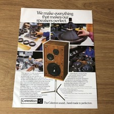 GRAM201 MAGAZINE ADVERT 11X8 CELESTION DITTON 33 SPEAKER