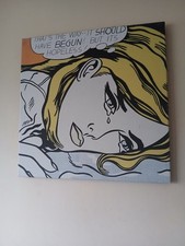 Two Roy Lichtenstein Pop Canvas 20x20inch