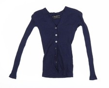Zara Women Blue Merino Wool