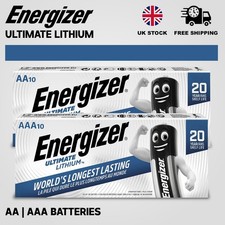Energizer AA AAA Ultimate Lithium Batteries LR6 L03 1.5V Long Expiry Batteries