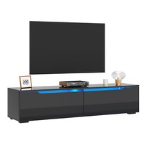 140cm High Gloss Black