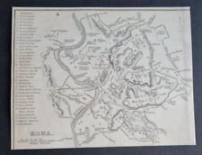 Antique (1851) map of Ancient