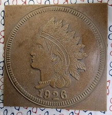 Vintage 12"x12" 1926 Indian