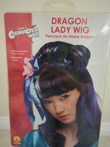 Dragon lady wig - dragon, blue