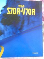 Volvo S70R & V70R range brochure 1998 German text