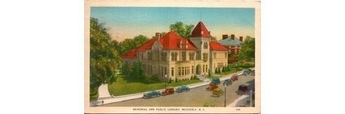 1928 westerly library - westerly, linen
