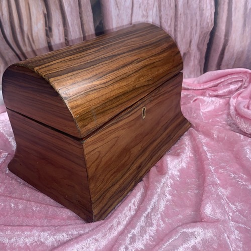 Antique vintage tea caddy with - vintage,