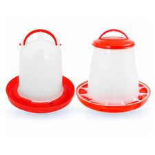 Chicken Poultry feeder drinker 6kg 6 litre Auto Hen Bird Food Water containers