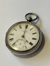 Silver Pocket Watch By J W