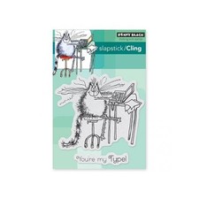 Penny Black Cling Rubber Stamps - You're My Type! 40-325