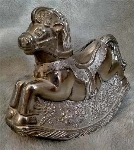 Vintage rocking horse metal - rocking,