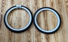 Raleigh White Wall Tyres Pair 14” X 1  3/8  X 1 5/8