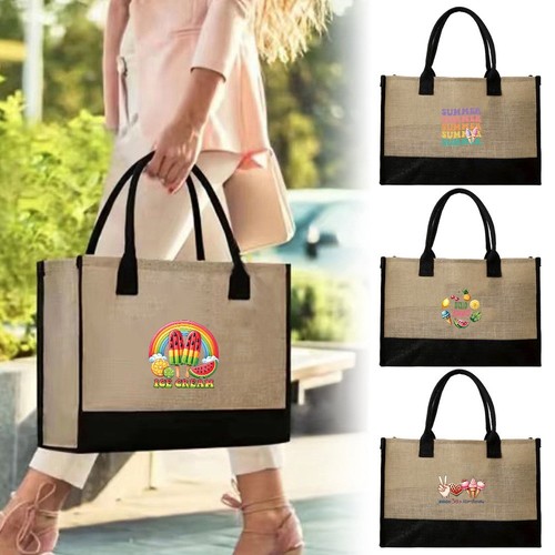 New jute shopper bag - new,