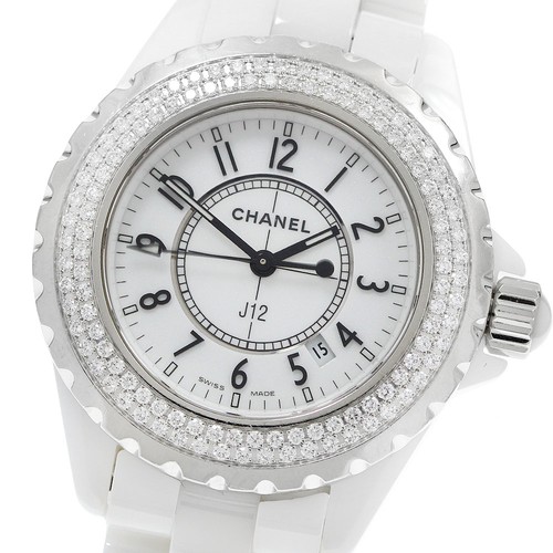 Chanel j12 h0967 diamond bezel - chanel,