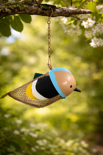 Hanging metal bird feeder - hanging,